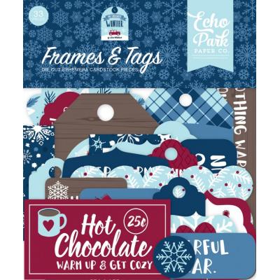 Echo Park My Favorite Winter Die Cuts - Frames & Tags